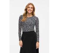 Vila Langarmshirt Damen schwarz, XS