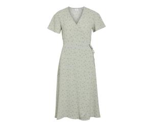 Vila Lovie Wrap Short Sleeve Midi Dress 40