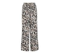 Vila Marlene Hose mit Leopardenmuster und weitem Schnitt, Farben:Braun-Braun, Größe:38