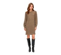 Vila Strickkleid in Taupe - Größe XL | Damen Kleider