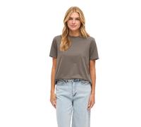 Kurzarmshirt VILA "VINORA S/S T-SHIRT - NOOS", Damen, Gr. XXL, falcon detail:melange, Jersey, Obermaterial: 96% Baumwolle, 4% Elasthan, meliert, regular fit normal, Rundhals, Shirts, Baumwollmischung,
