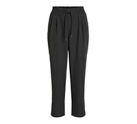 Vila NOS Damen VIIRIS RWRE 7/8 Pant - NOOS Hose, per Pack Schwarz (Black Black), W(Herstellergröße: 34)
