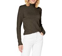 Vila NOS Damen VIRIL Turtleneck L/S Knit TOP-NOOS Pullover, Grün (Total Eclipse/Detail:Melange), XL