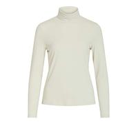 Vila NOS Damen Visolitta Rib Rollneck L/S Top/Su - Noos Bluse
