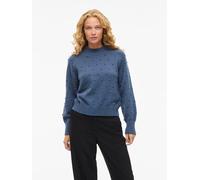 Vila Pullover "Vitulio" in Blau - Größe L | Damen Pullover Cardigans