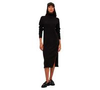 Vila Damen Viril Roll Neck L/S Midi Dress - Noos Kleid, Schwarz, S EU