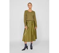 VILA - VINITBAN MIDI SKIRT - NOOS capulet olive - Gr. - M