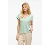 VILA - VISYMA V-NECK CAP SLEEVE TOP silt green - Gr. - L