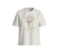 Vila Shirt "Visybil Garden" in Weiß - Größe L | Damen Tops