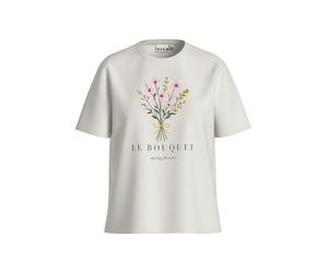 Vila Shirt "Visybil Garden" in Weiß - Größe XS | Damen Tops