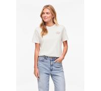 Vila Shirt "Visybilla Cherry" in Weiß - Größe XS | Damen Tops