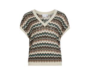 Vila Strickbluse "Viember" in Bunt - Größe M | Damen Blusen
