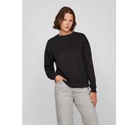 Sweatshirt VILA "VISANDY L/S SWEAT TOP - NOOS" Gr. L (40), schwarz (black) Damen Sweatshirts (79808347-L) black