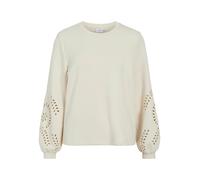 Vila Sweatshirt "Visandy" in Creme - Größe XL | Damen Sweatshirts Jacken