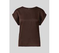 Vila Satin-Top Viellette S/S Damen Schoko Größe 40