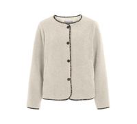 VILA - VIADA PRINTED PIPING TEDDY JACKET Birch - Gr. - 40