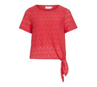 VILA - VIAMALINA OPEN O-NECK S/S TOP/VOL/PB - Gr. - L