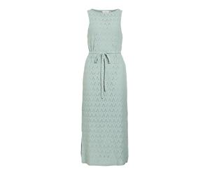 VILA - VIAMALINA S/L MIDI DRESS/VOL/PB Blue Surf - Gr. - L