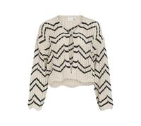 Vila Cardigan "Autra" in Creme - Größe L | Damen Pullover Cardigans