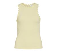 VILA - VIBABIA FLOWER O-NECK S/L TOP/1 Pastel Yellow - Gr. - L