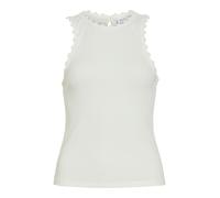 VILA - VIBABIA FLOWER O-NECK S/L TOP/1 Snow White - Gr. - M