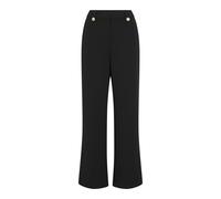 VILA - VICLUA HW WIDE BUTTON PANTS- NOOS black - Gr. - S