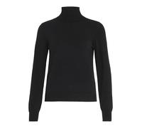 VILA - VICOMFY L/S ROLL-NECK KNIT TOP/PB black beauty - Gr. - S