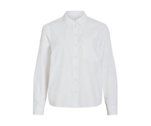 VILA - VIDARMA L/S REGULAR SHIRT - NOOS Bright White - Gr. - 36