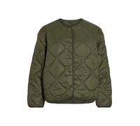 Steppjacke VILA "VIDUNE LIGHT JACKET - NOOS", Damen, Gr. 44, deep depths, Web, Obermaterial: 100% Polyester, unifarben, regular fit, Rundhals, Jacken (60267008-44) deep depths