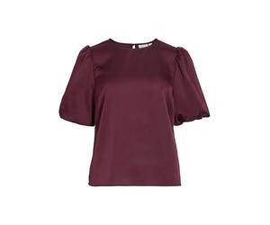 Vila Viellette 2/4 Satin Puff Top - Noos
