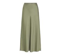 Maxirock VILA "VIELLETTE HW LONG SKIRT - NOOS" Gr. 44, grün (oil green) Damen Röcke (15328111-44) oil green