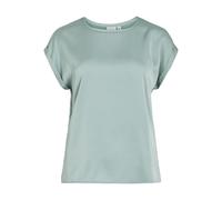 Vila "VIELLETTE S/S SATIN TOP - NOOS" Satin Optik (71982654-36) blau surf