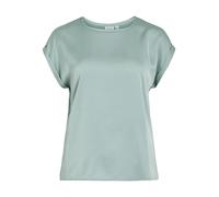 VILA - VIELLETTE S/S SATIN TOP - NOOS blue surf - Gr. - 36