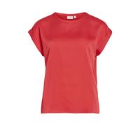 Vila "VIELLETTE S/S SATIN TOP - NOOS" Satin Optik (37861952-38) hibiscus
