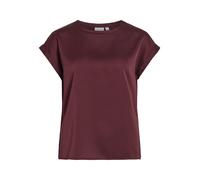 VILA - VIELLETTE S/S SATIN TOP - NOOS Port Royale - Gr. - 36