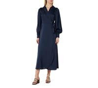 Vila Enna Ravenna Long Sleeve Midi Dress Blau 38 Frau (Herstellerartikelnummer: 14093784-NavyBlazer-38)