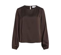 VILA - VIENNA RAVENNA L/S O-NECK TOP Coffee Bean - Gr. - 42