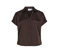 VILA - VIENNA RAVENNA S/S TOP - NOOS Coffee Bean - Gr. - 36