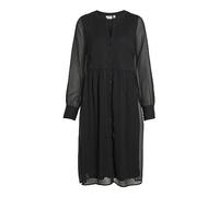 Vila Vifalia Kleid mit V-Ausschnitt L/S - Noos Damenkleid Bluse