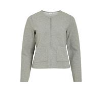 VILA - VIGARDEN L/S SHORT CARDIGAN - NOOS Light Grey Melange - Gr. - L