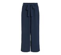 VILA - VIJOSA HW BELTED CULOTTE PANTS - NOOS Navy Blazer - Gr. - 36