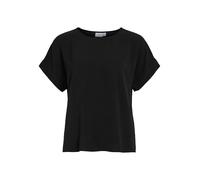 Kurzarmshirt VILA "VIJOSA S/S TOP - NOOS", Damen, Gr. 44, schwarz (schwarz beauty), Jersey, Obermaterial: 100% Polyester, unifarben, casual, normal normal, Rundhals, Kurzarm, Shirts (30362629-44) schw