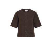 VILA - VILIGA 2/4 O-NECK KNIT CARDIGAN - NOOS Coffee Bean - Gr. - XS