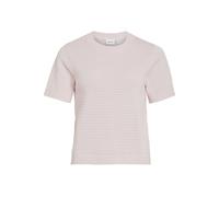 VILA - VILOLLO O-NECK S/S DETAIL KNIT TOP- NOOS Cherry Blossom - Gr. - S