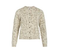 VILA - VIMAYAS O-NECK L/S KNIT CARDIGAN - NOOS Super Light Natural Melan - Gr. - XS