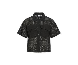 VILA - VIMERINDA 2/4 SHIRT/VOL/2 Black Beauty - Gr. - S