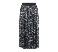 Plisseerock VILA "VINITBAN PRINT SKIRT - NOOS", Damen, Gr. S (36), glacier gray aop:kia, Web, Obermaterial: 96% Polyester, 4% Elasthan, bedruckt, modisch, regular fit wadenlang, Röcke (73998709-S) gla