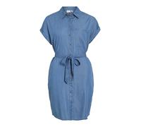 VILA - VINORI S/S SHIRT DRESS - NOOS Medium Blue Denim - Gr. - 36