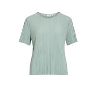 VILA - VIPLISA O-NECK S/S TOP - NOOS Blue Surf - Gr. - XL