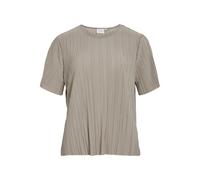 VILA - VIPLISA O-NECK S/S TOP - NOOS Simply Taupe - Gr. - S